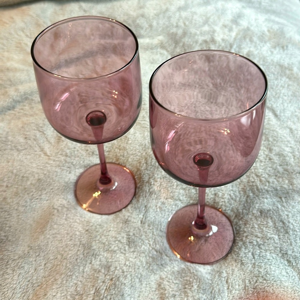 Our Place Tinted Wine Glasses 12 fl oz